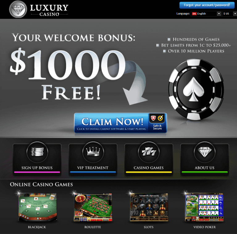 luxury casino online review