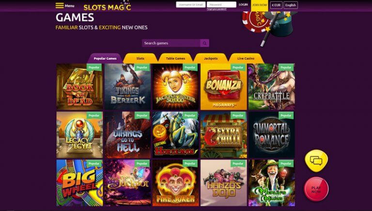 slots magic casino online