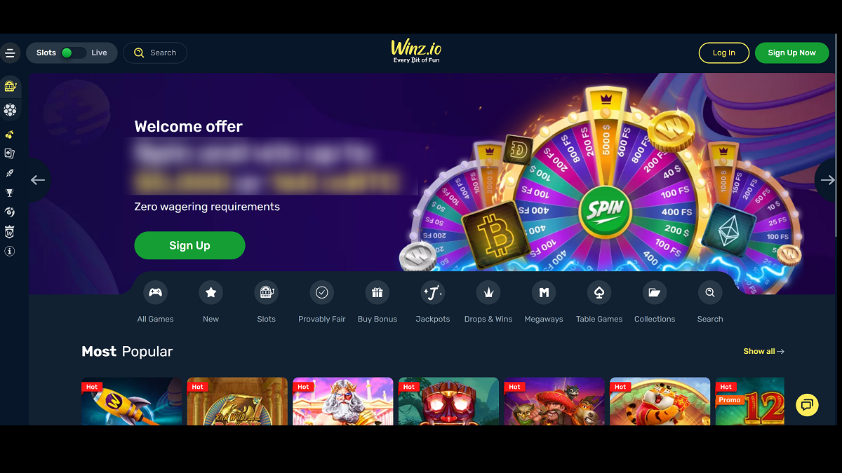 Winz.io Bitcoin Casino Review - READ THIS Before Playing